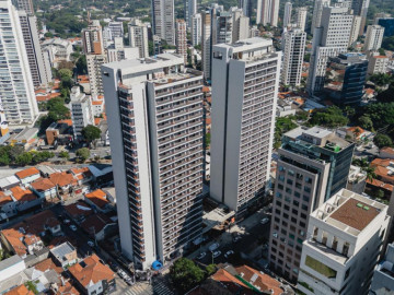 Studio em constru��o na Faria Lima - abaixo da tabela